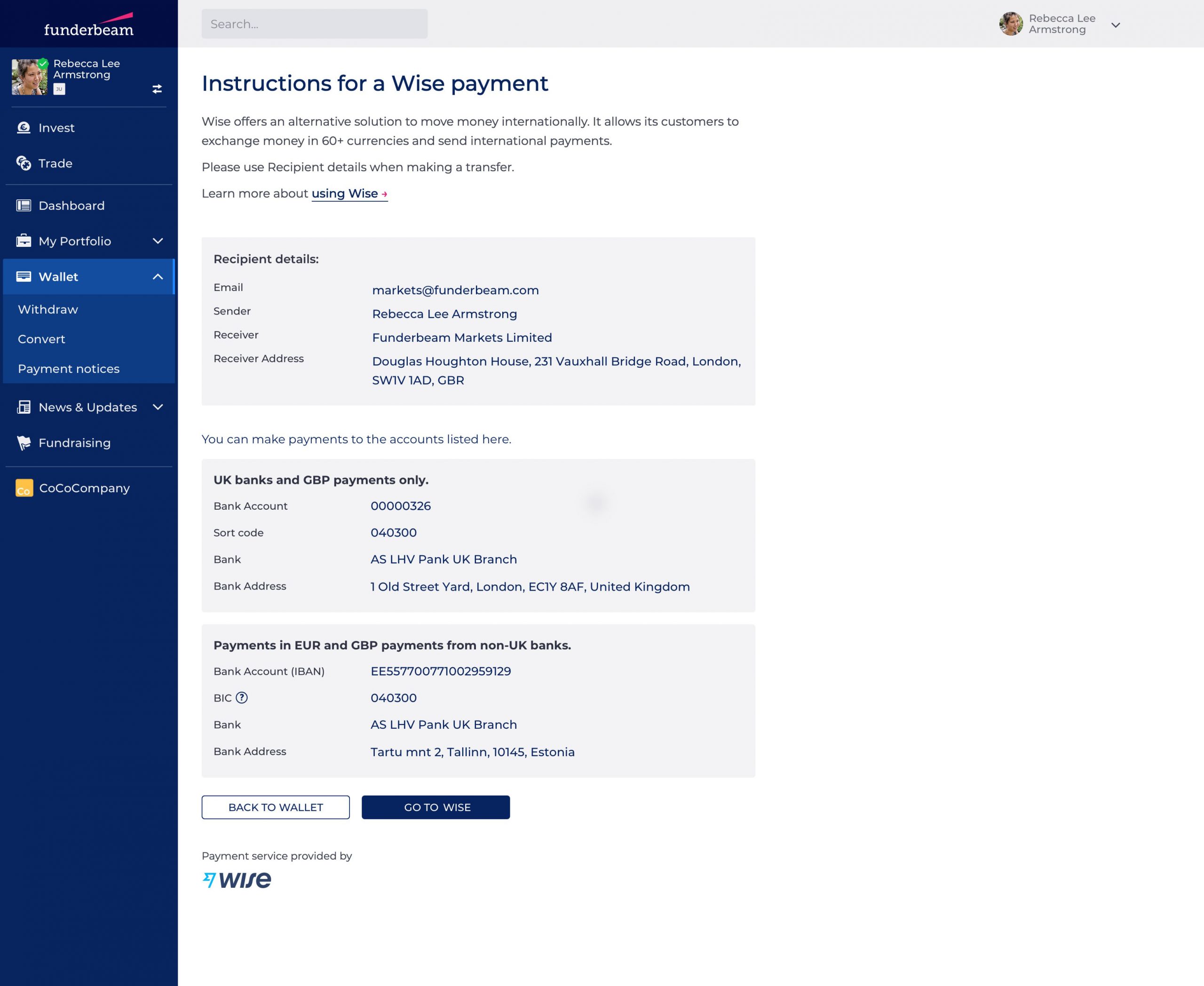 how-to-make-a-payment-via-wise-funderbeam